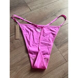 Skims Women's Pink‎ Thong Pantie Size 4X New